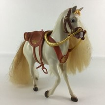 Disney Princess Tangled Rapunzel Horse Maximus Saddle Tinsel Hair Hasbro 2016 - £27.65 GBP