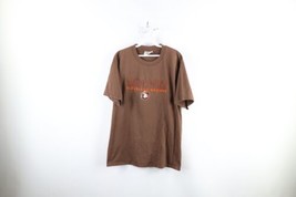 Vtg 90s Mens L Faded Spell Out Dawg Pound Cleveland Browns Football T-Shirt USA - £40.15 GBP