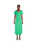 Time and Tru Women&#39;s V-Neck Maxi Dress Jade Stone (Green) Size XL (16-18) - £11.94 GBP