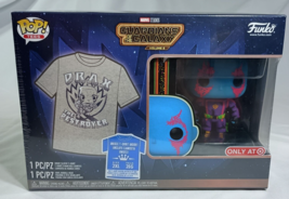 NIB Funko Pop! Tees Guardians of the Galaxy Vol 3 Drax 2XL T-Shirt and Pop - £27.73 GBP