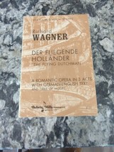 Kalmus Wagner Der Fliegende Hollander FLying Dutchman vocal score German... - £7.77 GBP