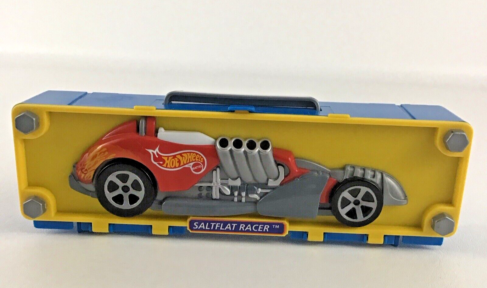 Hot Wheels Saltflat Racer Accessory Carrier Carry 6 Car Case Vintage Mattel 1998 - $24.70