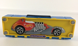 Hot Wheels Saltflat Racer Accessory Carrier Carry 6 Car Case Vintage Mat... - $24.70