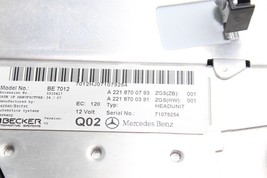 07-09 MERCEDES-BENZ W221 S550 S600 HEAD UNIT CD COMMAND NAVIGATION E4565 image 11
