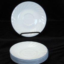 Corelle Pink Trio Saucers 6-1/4&quot;  Lot of 8 - $12.73