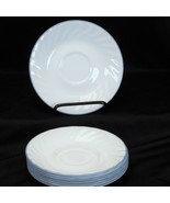 Corelle Pink Trio Saucers 6-1/4&quot;  Lot of 8 - $236.29 MXN