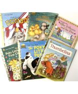 Little Golden Book Lot of 6, Disney&#39;s Dumbo Ugly Duckling Poky Little Pu... - $13.95