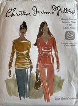 4-22 Uncut Sewing Pattern Christine Jonson Patterns Shirred &amp; Princess W... - $4.99