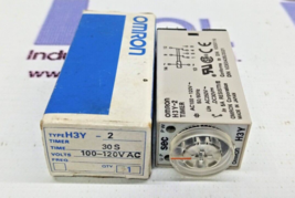 OMRON Corporation H3Y-2-Timer Time 30S Solid State Time Delay Relay 100-120VAC - £95.75 GBP