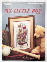 My Little Boy Book 2 Counted Cross Stitch - Vintage Leisure Arts Leaflet... - $7.55