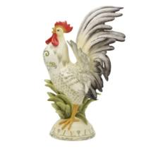 Fitz &amp; Floyd Lantana Rooster Fig Brown Bx Pkg - $247.49