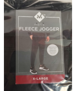 Member&#39;s Mark Men&#39;s Fleece Jogger Black Cove Adjustable Rib Waist Size X... - $22.74 CAD