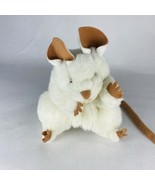Folkmanis White Mouse Hand Puppet Long Tail Plush Folktails Storytelling - $285.37 MXN