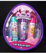 Hatchimals 3 pack Flavored Lip Balm Set in see through zippered purse NEW - £4.40 GBP