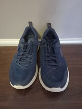 Sketchers Memory foam- mens shoes- size 9- relaxed fit- navy blue - $11.88