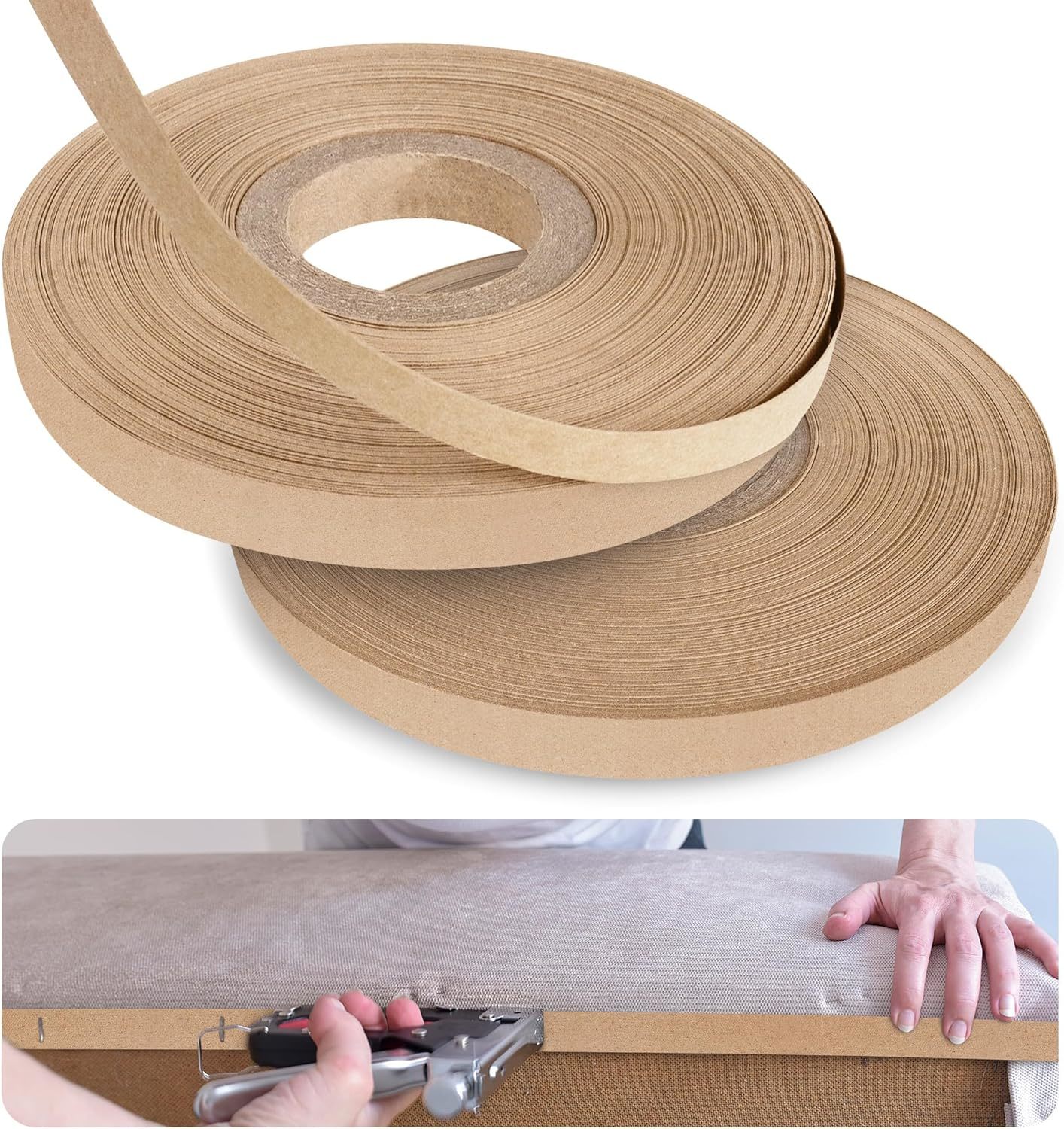 2 Pack 72 Yard Upholstery Tack Strip, 1/2&quot; Hard Upholstery Sofa Making, ... - $39.99