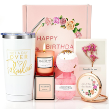 Happy Birthday Gifts for Women, Relaxing Spa Gifts Box Basket for Women Mom Sist - £22.61 GBP