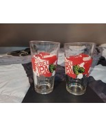 Set Of 2 Samuel Adams Rebel Ipa Pint Glasses - $189.12 MXN