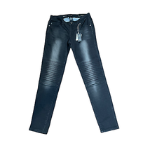 Rampage Womens Chloe Curvy Jeans Size 9 Juniors Black Cotton Stretch Blend 29X30 - £18.98 GBP