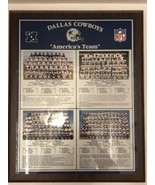 Dallas Cowboys America&#39;s Team 4x Super Bowl Plaque MINT - £94.47 GBP