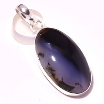 Montana Agate Gemstone Handmade Christmas Gift Pendant Jewelry 2&quot; SA 2018 - £3.13 GBP