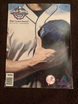 World Series 2001 MLB official program new york yankees arizona diamondbacks WS - £5.45 GBP