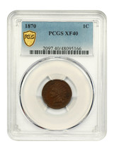 1870 1C PCGS XF40 - £320.47 GBP