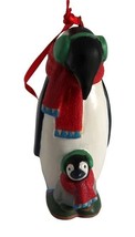 Vtg Hallmark Keepsake Ornament in Box 2001 Safe Snug Penguin Adorable Scarf - £9.43 GBP