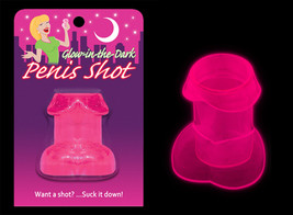 Glow-in-the-Dark Penis Shot Pink - £13.45 GBP