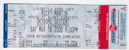 Ricky Martin Vintage Full Ticket Toronto 2000 Livin&#39; La Vida Loca Tour S... - £5.28 GBP