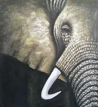 Amazing Elephant Wall Painting on Canvas - £38.49 GBP