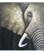 Amazing Elephant Wall Painting on Canvas - £36.62 GBP