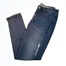 White House Black Market The Skinny Blue Jean Size 2 Waist Size 28 Inches - £22.28 GBP