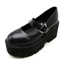 Gydh Spring Autumn Chunky Heel Vintage ita Shoes Women Platform Shoes Mary Jane  - £41.21 GBP