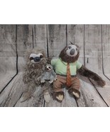 Plush Sloths - Lot of 3 Wild Republic, Flash from Disney&#39;s Zootopia &amp; ba... - £23.54 GBP