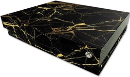 Black Gold Marble Mightyskins Skin Compatible With Microsoft One X Console Only - $40.97