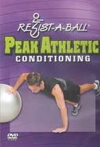 RESIST-A-BALL Resistaball Peak Athletic Conditioning Stability Ball Dvd New - £11.66 GBP