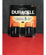 2 Duracell Coppertop 9V Batteries -  Exp 2029 - $13.86