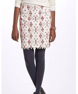 ANTHROPOLOGIE Maeve SKIRT Size: 2 (EXTRA SMALL) New Cross-Stitched - £101.51 GBP