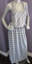 NWT Michael Stars Racerback Maxi in Ship Abbot Kinney Stripe Mesh Back Dress S - $13.86