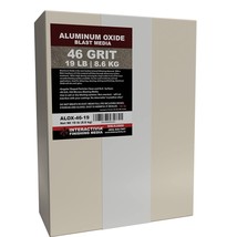 #46 Aluminum Oxide - 19 LBS - Course Sand Blasting Abrasive Media for Bl... - £70.17 GBP