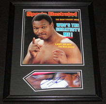 Larry Holmes Signed Framed 1985 Sports Illustrated Magazine Cover Display - £70.60 GBP