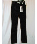 NWT Rewash Ultra Stretch Super Skinny High Rise 0R W24 L28 Black Velvet ... - £10.49 GBP