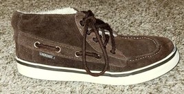 Cherokee Size 12 Youth Shoes Boy&#39;s Brown Leather Boat Loafers - $30.46 CAD