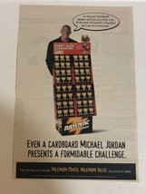 1990s Rayovac Batteries Michael Jordan Vintage Print Ad  pa22 - £4.63 GBP