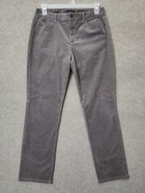 Talbots Heritage Corduroy Pants Womens 12 Brown Cotton Stretch Straight Leg - £16.95 GBP