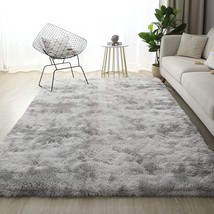 Ultra Soft Fluffy Area Rugs For Bedroom 4X6, Shaggy Bedroom, Dyed Floor Carpet. - £31.59 GBP