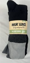 Muk Luks Tall Boot Socks Mid Calf Height Super Soft 6 ct Women&#39;s 6-11 Men&#39;s 6-10 - $15.88