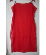 Red Sheer Infinity rectangle scarf - $14.39