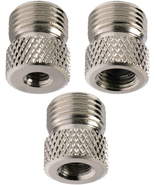 HUBEST 3 Set of Airbrush Hose Adaptor Fitting 1/8&quot; Male to Badger Paasch... - $15.13